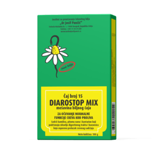 ČAJ DIAROSTOP MIX-Čaj za očuvanje normalne funkcije crijeva kod proliva 100g ( Čaj broj 15)