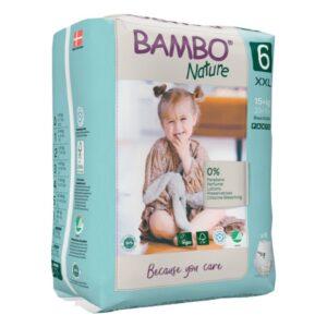 BAMBO NATURE PELENE-GAĆICE - veličina 6, 18+ kg 18 komada