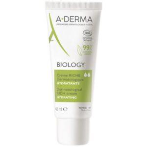A-DERMA Biology Dermatološka bogata hidratantna krema 40ml
