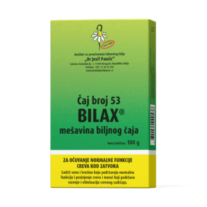 ČAJ BILAX – mešavina biljnog čaja za očuvanje normalne funkcije crijeva kod zatvora (Čaj broj 53) 100g