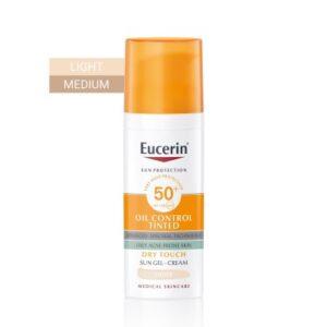 EUCERIN SUN oil control svijetla krema za lice SPF50+ 50ml