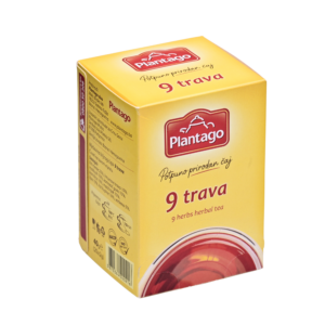 PLANTAGO ČAJ 9 TRAVA 40 g