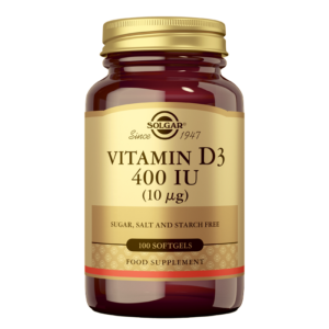 SOLGAR Vitamin D3 400 IU kapsule a100
