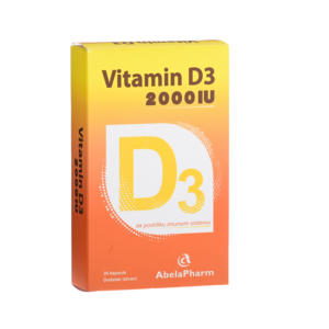 VITAMIN D3 2000IU cps a30