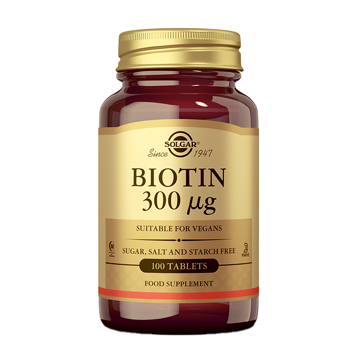 SOLGAR Biotin 300µg tablete a100