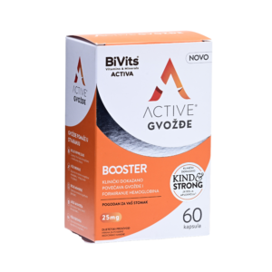 BiVits Activa Gvoždje booster 25mg  60kapsula
