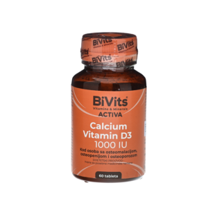 BIVITS kalcijum+vitamin D tablete a60