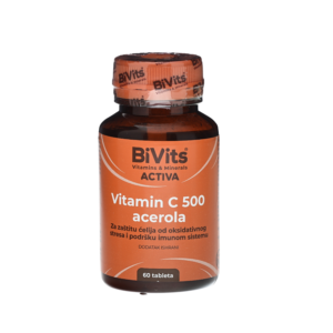 BIVITS vitamin C 500 acerola tablete a60
