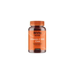 BIVITS Vitamin C 500mg + Cink 10mg tablete a60