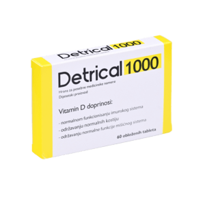 DETRICAL 1000 IU 60tableta