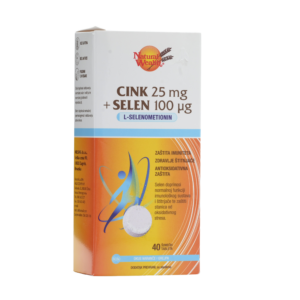 CINK 25mg+ SELEN 100mcg šumeće tablete a40