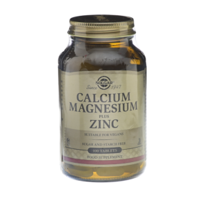 SOLGAR  CALCIUM, MAGNESIUM PLUS ZINC
