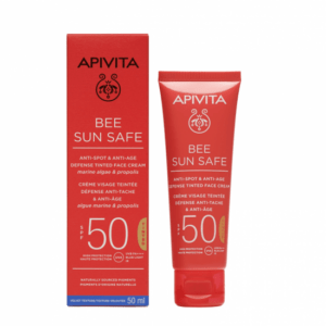 APIVITA Bee Sun safe anti-apot & anti-age tonirana krema protiv mrlja i starenja SPF50 50ml
