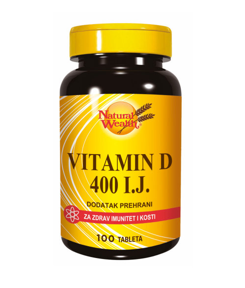 NW Vitamin D 400 I.J. tablete a100