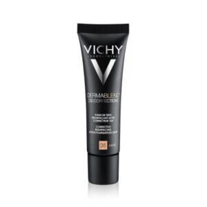 VICHY DERMABLEND 3D Korektivni puder za masnu kožu sklonu aknama s visokim stepenom prekrivanja, 30 ml, 35 Sand
