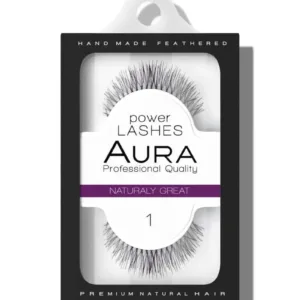 AURA umjetne trepavice –01 natural great