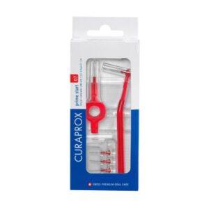 CURAPROX CPS 07 PRIME START interdentalna cetkica 5 kom + 1 držac UHS 409 + 1 držac UHS 470