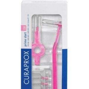CURAPROX CPS 08 PRIME START interdentalna cetkica 5 kom + 1 držac UHS 409 + 1 držac UHS 470