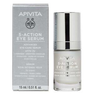 Apivita 5 Action serum za područje oko očiju 15 ml