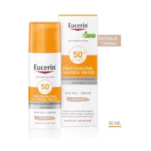EUCERIN SUN tonirana krema srednje tamna SPF50+ 50ml