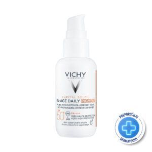 VICHY Capital Soleil UV-AGE daily tonirani fluid protiv fotostarenja SPF 50+ 40 ml