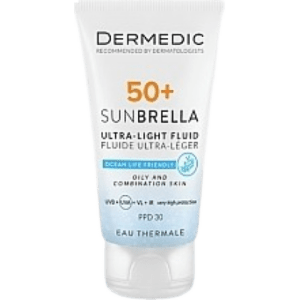 DERMEDIC Sunbrella Ultra-lagani SPF50+ fluid suha i normalna koža 40ml