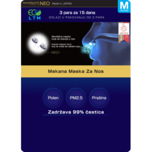 NOSE MASK PIT NEO veličina S, 3 komada