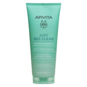 APIVITA Just Bee Clear purifing cleanser gel 200ml
