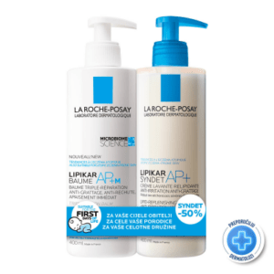 La Roche-Posay set lipikar baume AP+M + Sindet gel 400ml ( -50% na Sindet gel)