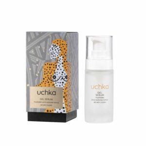 UCHKA GEL SERUM Hijaluronski serum, intenzivno dubinski hidrira, obnavlja elastičnost, umanjuje bore, umiruje iritacije, 30 ml