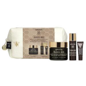 APIVITA set QUEEN BEE ( lagana krema50ml+serum 10ml+krem oko očiju 2ml)