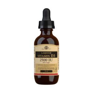 SOLGAR Vitamin D3 kapi 2500IU 59ml