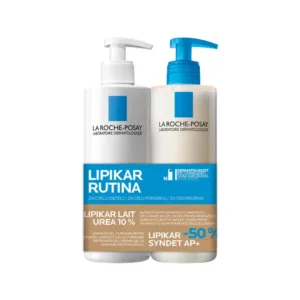 La Roche-Posay Lipikar Urea 10% 400 ml + Syndet AP+ 400 ml -50%