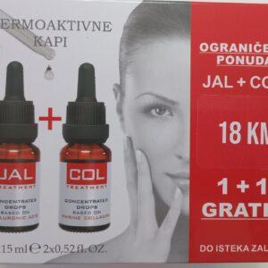 Vital Plus Active JAL (Hijaluronska kiselina)+ COL (Morski kolagen) 1+1 GRATIS 2×15 ml