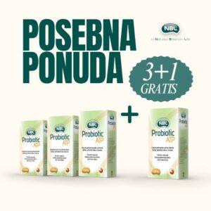 NBL Probiotic ATP Dodatak prehrani razvijen namjenski za atopijska stanja koji sadrži probiotske kulture, prebiotska vlakna i vitamine 20 kesica sa granulama 3+1gratis