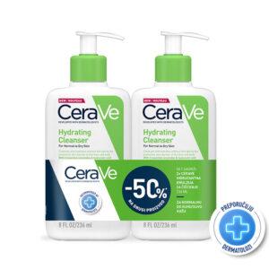 CeraVe Hidratantna emulzija za čišćenje lica 2x236ml-50%na drugi