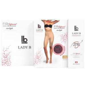 LADY B B fir komplet šorts nude S/M +krema 200ml