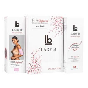 LADY B fir komplet rukavi pink one size + krema 200ml