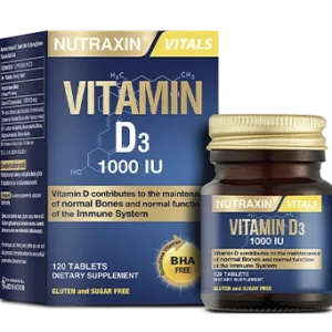 Nutraxin Vitamin D3 1000IU 120 tableta