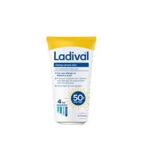 LADIVAL ALLERGY-PRONE SKIN gel za zaštitu kože lice, dekoltea i ruku od sunca, SPF50+, 50 ml