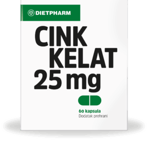 Cink kelat 25mg kapsule a60 Dietpharm