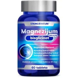 Magnezijum Bisglicinat 100 mg 60 tableta Strong Nature