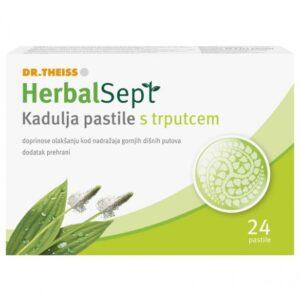 HerbalSept Kadulja pastile s trputcem a 24 Dr. Theiss