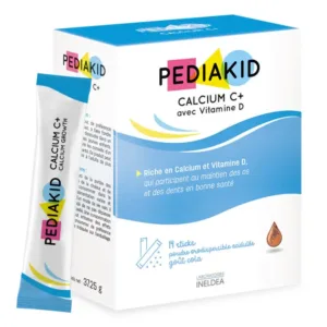 PEDIAKID Kalcij + vitamin D kesice a14 (Cijena se odnosi na jednu kesicu)