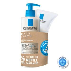 La Roche-Posay Lipikar Syndet AP+ 400 ml + refill, 400 ml