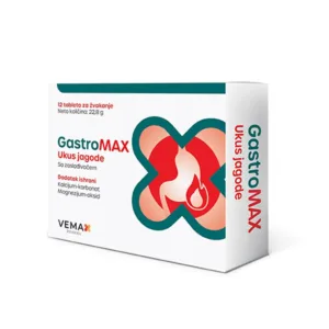 GASTROMAX tablete za žvakanje jagoda a12