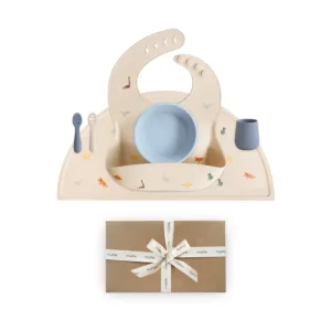 MUSHIE Set za hranjenje - dinosaurs