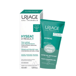 URIAGE Hyseac 3-regular+ emulzija 40ml + Hyseac gel 50ml GRATIS