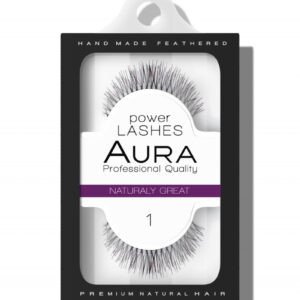 AURA Vještačke trepavice POWER LASHES 01