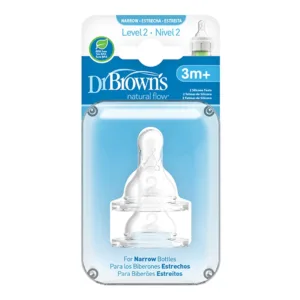 DR. BROWNS Standard silikonski sisač (usko grlo) 3m+ a2 LEVEL 2
